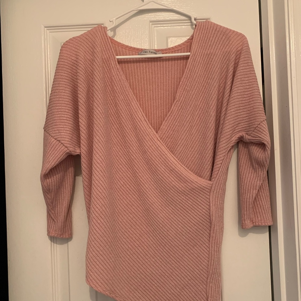 Pink sweater